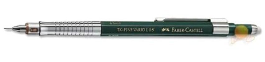 Faber-Castell Vario Silgili Metal Metalik Yeşil 0.7 mm Versatil Kalem