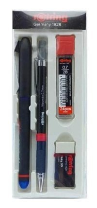Rotring Visumax Silgili Metal Metalik Mavi 0.7 mm Versatil Kalem