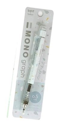 Tombow Mono Graph Terrazzo Metal Metalik Mavi 0.5 mm Versatil Kalem