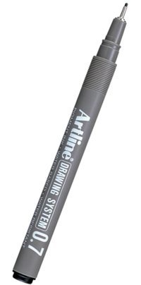 Artline Lisans 237 Plastik Metalik Siyah 0.7 mm Versatil Kalem