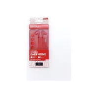 Acl Earphone Silikonlu Mikrofonlu 3.5 Mm Jak Kablolu Kulaklık Kırmızı