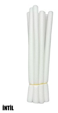 İntil Polyester Beyaz Tekli Koltuk Örtüsü 32 cm
