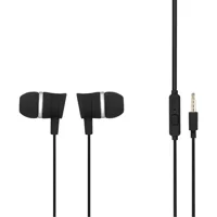 Mf Product Acoustic 0091 Silikonlu Mikrofonlu 3.5 Mm Jak Kablolu Kulaklık Siyah