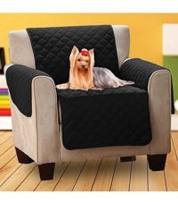 Ankaflex Pamuklu - Polyester Süngerli Su Geçirmez Siyah Tekli Koltuk Örtüsü 55x134 cm