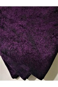 Aksa Home Kadife Süngerli Mermer Desenli Mor Tekli Koltuk Örtüsü 170x220 cm
