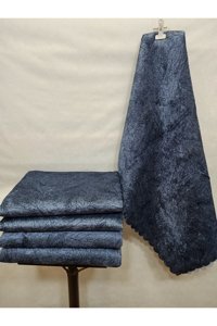 Madame Clean Home Pamuklu - Polyester Süngerli Çizgili Lacivert Tekli Koltuk Örtüsü 170x210 cm