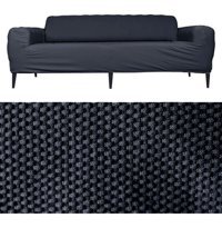 Faiend Polyester Süngersiz Düz Giydirmeli Gri Üçlü Koltuk Örtüsü 230x180 cm