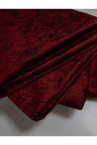 Vera Home Collectıon Kadife Polar Süngerli Çizgili Su Geçirmez Bordo Tekli Koltuk Örtüsü 175x210 cm