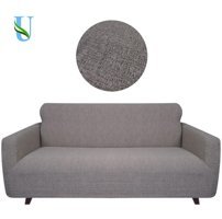 Uy Style Tekstil Likralı Jakarlı Süngerli Geometrik Desenli Giydirmeli Kahverengi Tekli Koltuk Örtüsü 180x230 cm