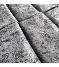 Hilal Home Polyester Süngerli Çizgili Gri Tekli Koltuk Örtüsü 180x220 cm
