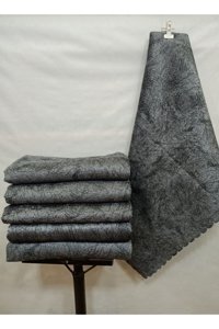 Madame Clean Home Polyester Süngerli Çizgili Gri Tekli Koltuk Örtüsü 175x215 cm
