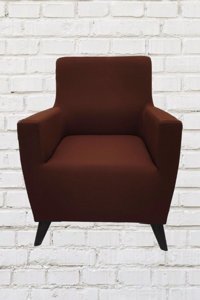 Şahane Ev Mikro Polyester Likralı Jakarlı Süngersiz Düz Giydirmeli Lastikli Kiremit Tekli Koltuk Örtüsü 55x8 cm