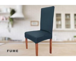Abeltrade Polyester Likralı Süngersiz Düz Giydirmeli Lastikli Gri Tekli Koltuk Örtüsü 35x100 cm