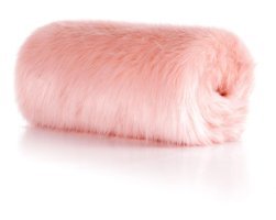 Bc Home Polyester Peluş Süngersiz Düz Pembe Tekli Koltuk Örtüsü 90x140 cm