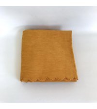 Laris Pamuklu - Polyester Süngersiz Çizgili Sarı Tekli Koltuk Örtüsü 215x175 cm