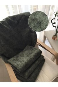 Hilal Home Polyester Süngerli Düz Yeşil Tekli Koltuk Örtüsü