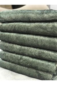 Madame Clean Home Pamuklu - Polyester Süngerli Çizgili Haki Tekli Koltuk Örtüsü 175x215 cm