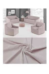 Güzelevim Polyester Likralı Süngersiz Düz Giydirmeli Siyah 3-2-1-1 Koltuk Örtüsü 180x230 cm