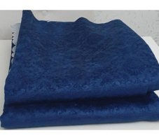 Enti Ev Tekstili Polyester Polar Jakarlı Süngersiz Lacivert Üçlü Koltuk Örtüsü 170x200 cm