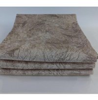 Selçuklu Tekstil Polyester Polar Pofuduk Süngerli Çizgili Kahverengi Üçlü Koltuk Örtüsü 170x220 cm