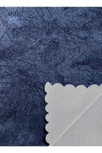 Çıkrıkçı Tekstil Polyester Polar Jakarlı Süngerli Lacivert Üçlü Koltuk Örtüsü 175x215 cm