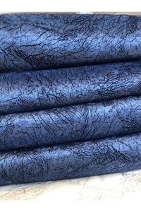 Karahanlı Polyester Süngerli Çizgili Lacivert Tekli Koltuk Örtüsü 170x220 cm