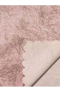 Esse Kadife Polar Jakarlı Süngerli Pembe Üçlü Koltuk Örtüsü 170x240 cm