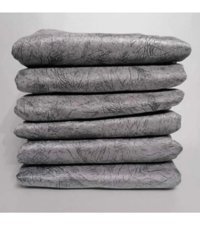 Poly Home Kadife Tay Tüyü Jakarlı Süngerli Armürlü Su Geçirmez Gri Tekli Koltuk Örtüsü 220x180 cm