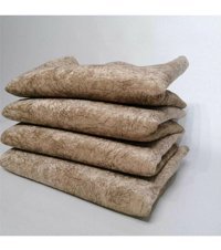 Enti Ev Tekstili ECR-11 Polyester Polar Jakarlı Süngerli Kaymaz Bej Üçlü Koltuk Örtüsü 170x200 cm