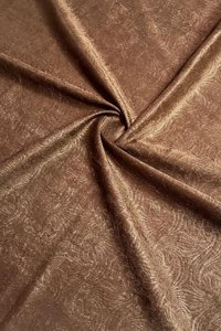 Myevilla Polyester Süngersiz Geometrik Desenli Kahverengi Tekli Koltuk Örtüsü 160x200 cm