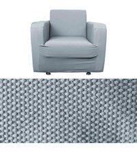 Bibaha Polyester Likralı Süngersiz Petek Desenli Giydirmeli Lastikli Gri Tekli Koltuk Örtüsü 120x80 cm
