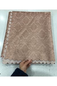 Turkanlar Home Kadife Polar Süngerli Geometrik Desenli Su Geçirmez Kahverengi Tekli Koltuk Örtüsü 180x220 cm