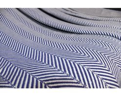 Bies Living Collection Premio Pamuklu Süngersiz Lacivert Tekli Koltuk Örtüsü 200x230 cm
