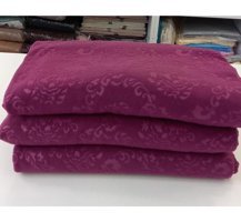 Ceyizimdekor Polyester Polar Jakarlı Süngerli Bordo Üçlü Koltuk Örtüsü 170x210 cm