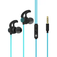 Promate Silikonlu Mikrofonlu 3.5 Mm Jak Kablolu Kulaklık Mavi