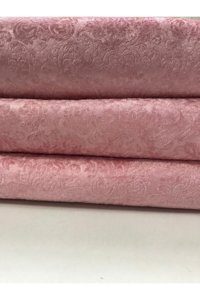 Moda Perde Polyester Süngerli Çiçek Desenli Pembe Tekli Koltuk Örtüsü 170x210 cm