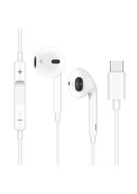 High Bass Mikrofonlu Usb Type C Kablolu Kulaklık Beyaz