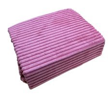 Armada Polyester Likralı Süngersiz Çizgili Gül Kurusu Dörtlü Koltuk Örtüsü 180x110 cm