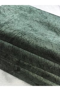 Madame Blue Polyester Süngerli Çizgili Haki Tekli Koltuk Örtüsü 175x215 cm