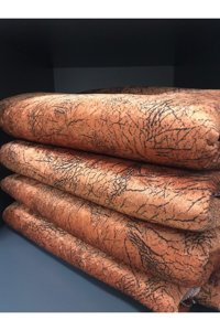 Sc Home Polyester Tay Tüyü Jakarlı Süngerli Çizgili Su Geçirmez Kiremit Üçlü Koltuk Örtüsü 175x215 cm