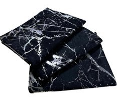Essegros Kadife Polar Varaklı Süngerli Siyah Tekli Koltuk Örtüsü 170x210 cm