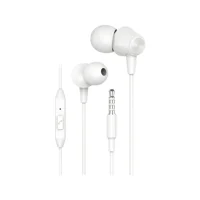 Auris Ars-028 Silikonlu Mikrofonlu 3.5 Mm Jak Kablolu Kulaklık Beyaz