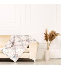 Benimol Polyester Süngersiz Gül Desenli Tekli Koltuk Örtüsü 175x215 cm