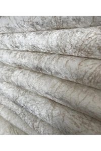 Miray Tekstil Modern Trend Kadife Süngerli Çizgili Bej Tekli Koltuk Örtüsü 170x210 cm