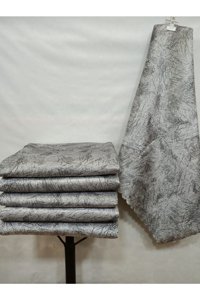 Madame Clean Home Süngerli Çizgili Lacivert Tekli Koltuk Örtüsü 175x215 cm