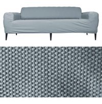 Faiend Polyester Süngersiz Düz Giydirmeli Gri Tekli Koltuk Örtüsü 230x180 cm
