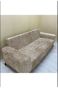 Furkanticaret Kadife Fırfırlı Süngersiz Düz Giydirmeli Gri Tekli Koltuk Örtüsü 180x237 cm