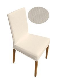 Uygar Home Pamuklu - Polyester Likralı Süngersiz Düz Giydirmeli Bej Tekli Koltuk Örtüsü 38x50 cm
