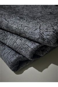Ayhan Home Polyester Süngerli Mermer Desenli Siyah Tekli Koltuk Örtüsü 175x215 cm