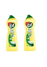 Cif Mikro Kristaller Krem Limon Kokulu Yüzey Temizleyici 2x750 ml